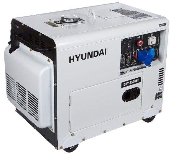 Дизельний генератор Hyundai DHY 8500SE фото 2