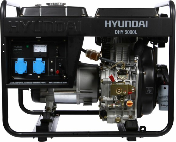 Дизельний генератор Hyundai DHY 5000L фото 2