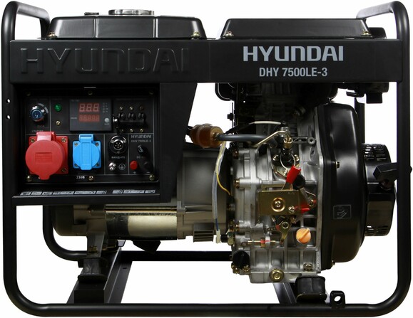 Дизельний генератор Hyundai DHY 7500LE-3 фото 2