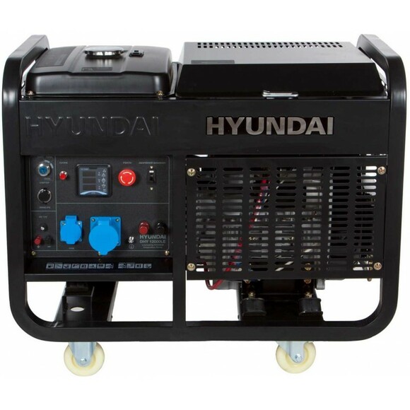 Дизельний генератор Hyundai DHY 12000LE фото 2