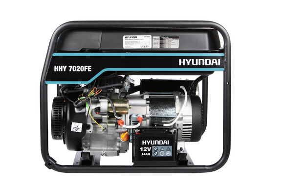 Бензиновий генератор Hyundai HHY 7020FE фото 2