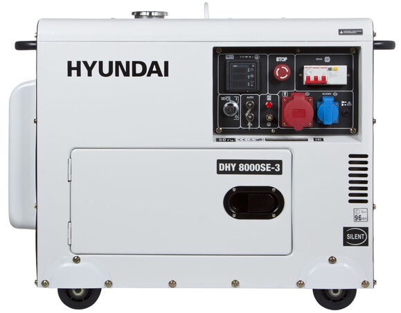 Дизельний генератор Hyundai DHY 8000SE-3