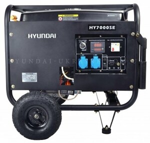 Бензиновий генератор Hyundai HY 7000SE фото 2