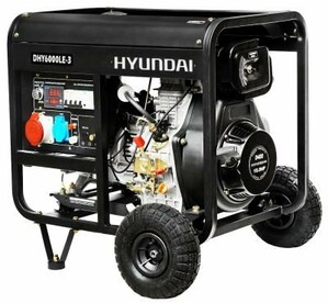 Дизельный генератор Hyundai DHY 6000LE-3