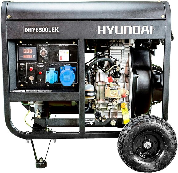 Дизельный генератор Hyundai DHY8500LEK (34013) фото 2