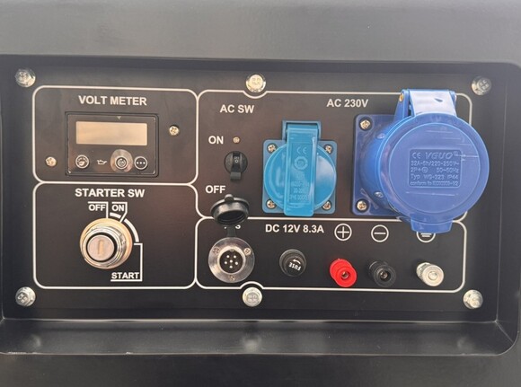 Інверторний дизельний генератор Hyundai DHY 8500SEi Фото 7