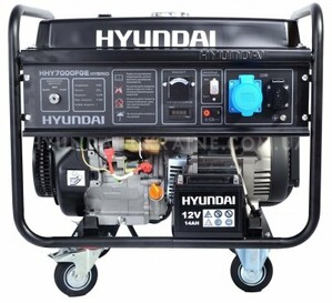Бензо-газо генератор Hyundai HHY 7000FGE изображение 3