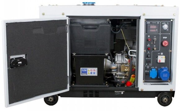 Дизельный генератор Hyundai DHY8600SE-LRS изображение 2