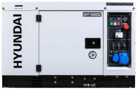 Дизельный генератор Hyundai DHY10000SE изображение 3