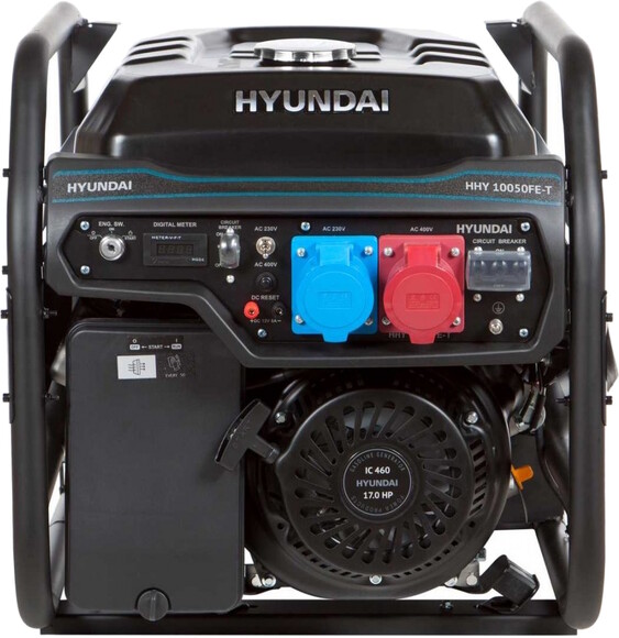 Генератор бензиновый Hyundai HHY 10050FE-T изображение 2