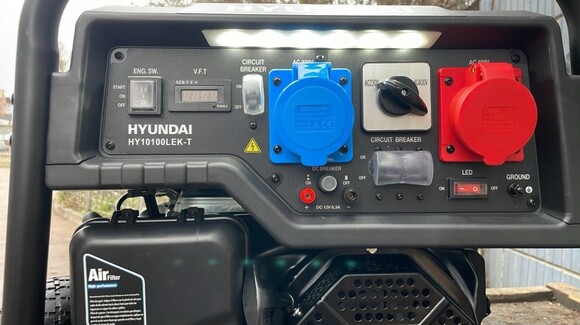 Бензиновый генератор Hyundai HY 10100LEK-T изображение 6