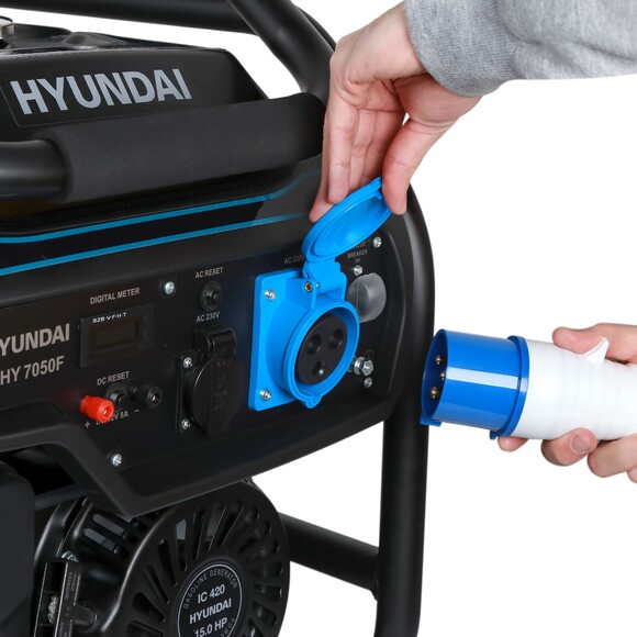 Генератор бензиновый Hyundai HHY 7050F изображение 8