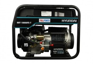 Бензиновый генератор Hyundai HHY 10000FE-T (универсальный 220/380В) изображение 2