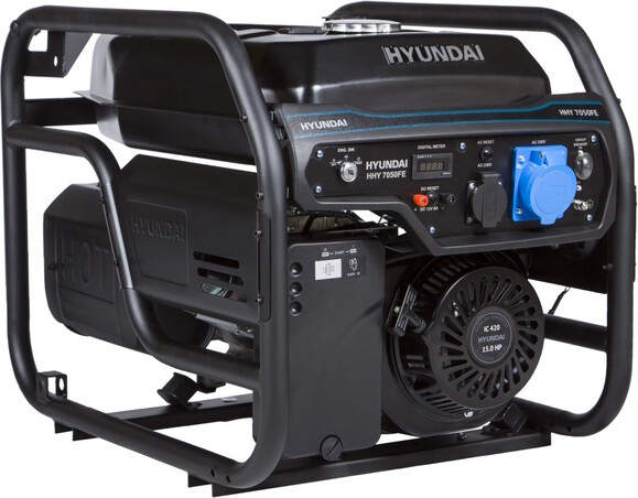 Генератор бензиновый Hyundai HHY 7050FE изображение 2