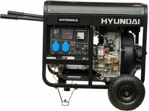 Дизельный генератор Hyundai DHY 8000LE изображение 3