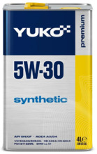Моторна олива YUKO SYNTHETIC 5W-30 API SN/CF, 4 л (21599)