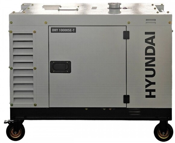 Дизельний генератор Hyundai DHY 10000SE-T Фото 3