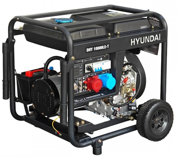 Дизельний генератор Hyundai DHY 10000LE-T