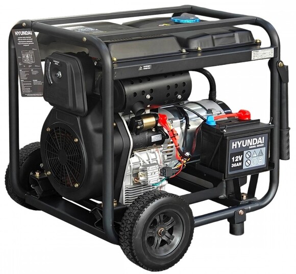 Дизельний генератор Hyundai DHY 10000LE-T Фото 6