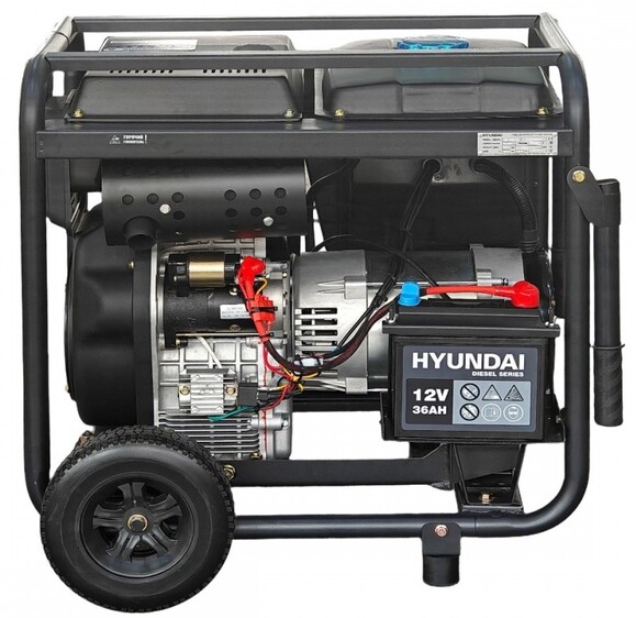 Дизельний генератор Hyundai DHY 10000LE-T Фото 5