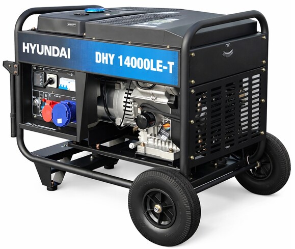 Дизельний генератор Hyundai DHY 14000LE-T