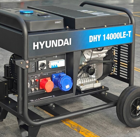 Дизельний генератор Hyundai DHY 14000LE-T Фото 8