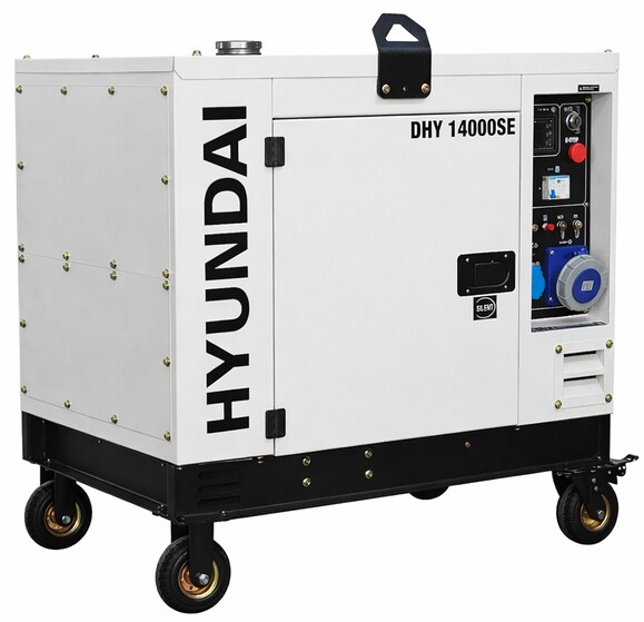 Дизельний генератор Hyundai DHY 14000SE Фото 3
