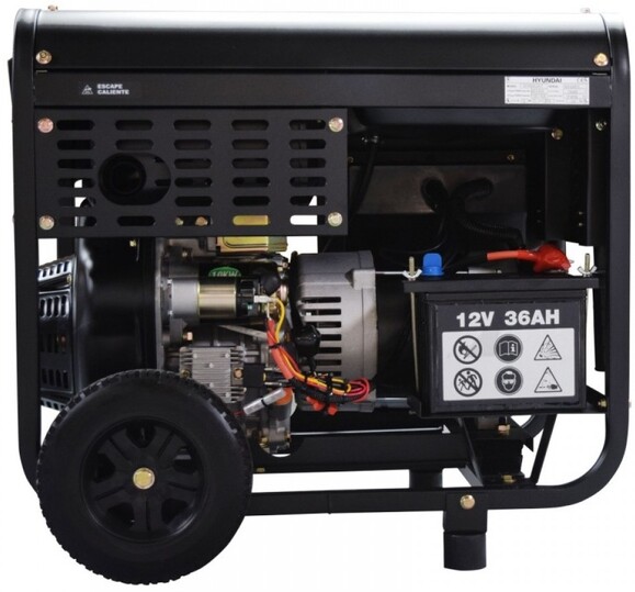 Дизельний генератор Hyundai DHY 8500LEK-T Фото 4